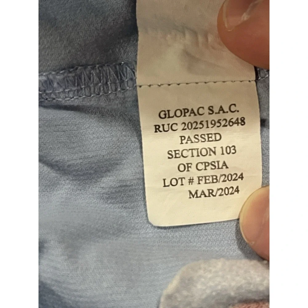 Baby‎ Luigi Baby Blue Embroidered Cord Ladybug Size 18 Months Made In Peru